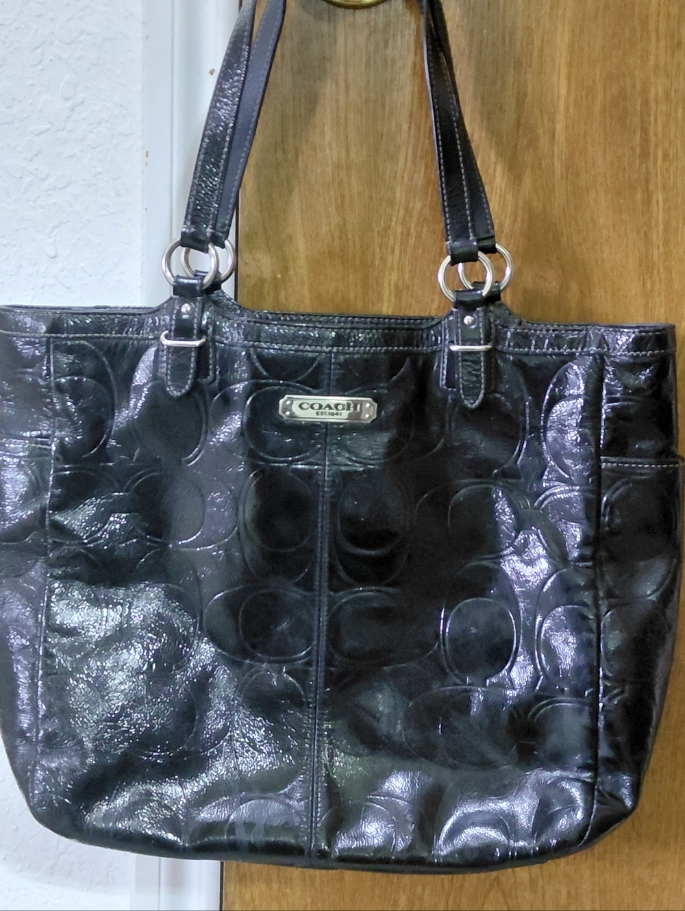Coach Black Tote F19818 - Coach